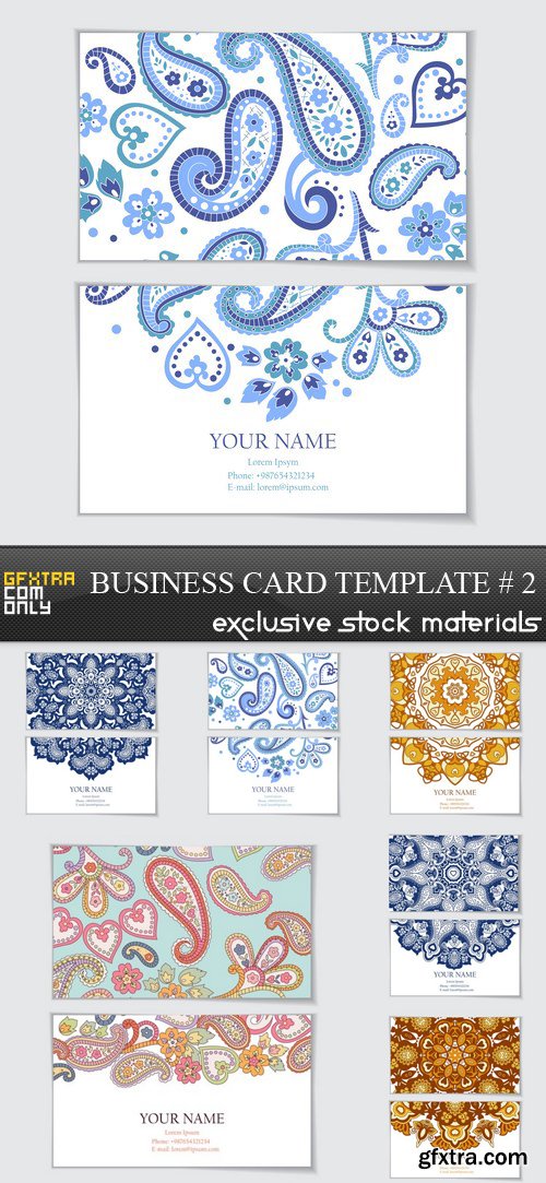 Business Card Template # 2 - 6 EPS
