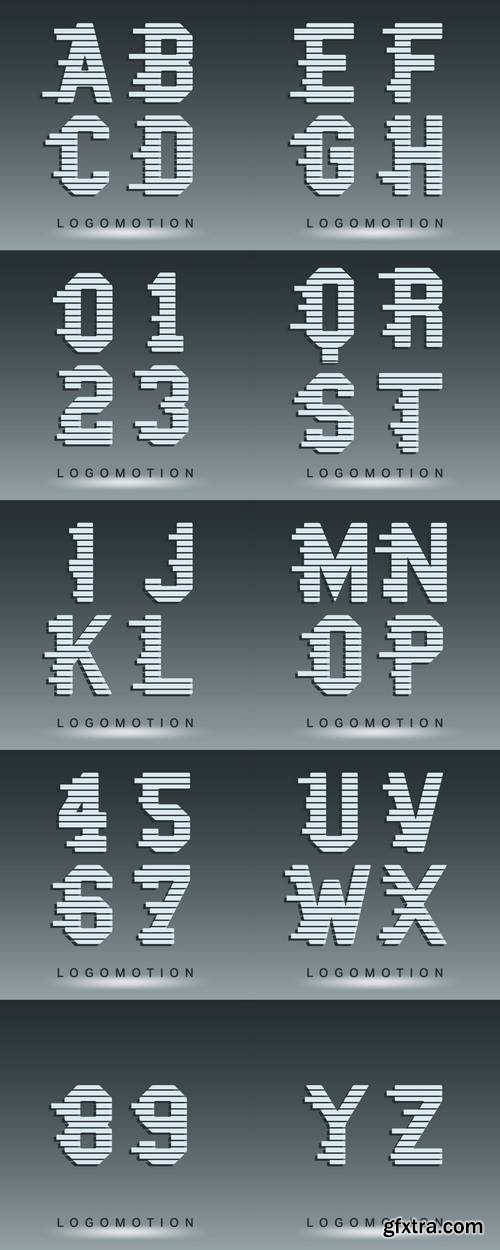 Alphabet Font Template