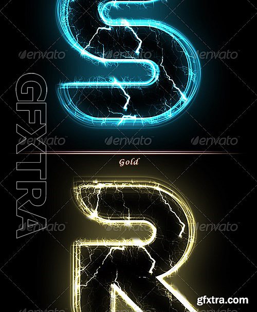 GraphicRiver - Electric Glowing effect - Photoshop Action 6648181