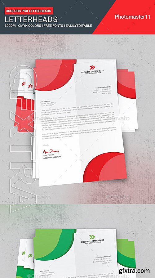 GraphicRiver - Letterheads 11718769