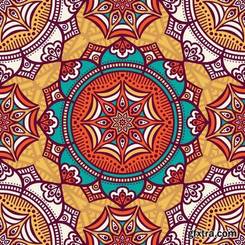 Seamless Pattern - Vintage Decorative Elements 1