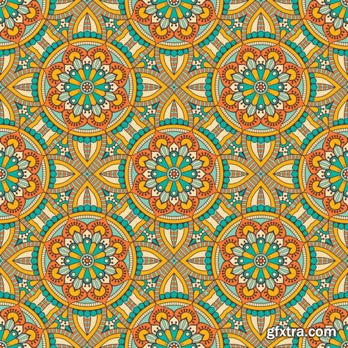 Seamless Pattern - Vintage Decorative Elements 1