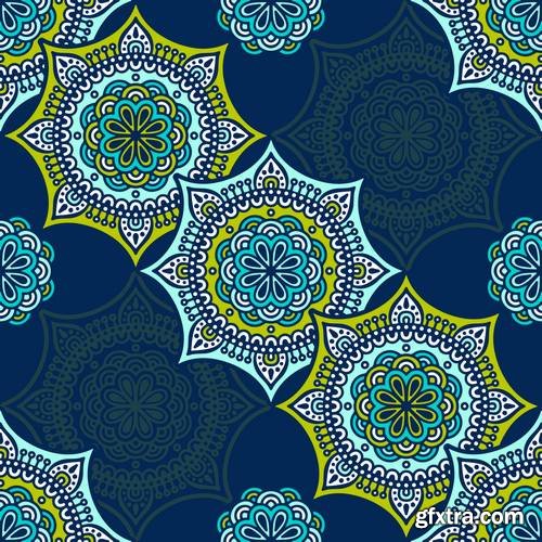 Seamless Pattern - Vintage Decorative Elements 1