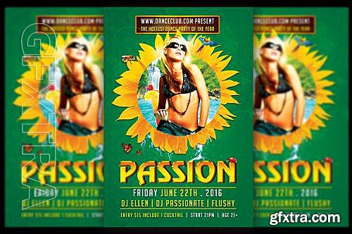 CM - Passion Summer Flyer Template 611770