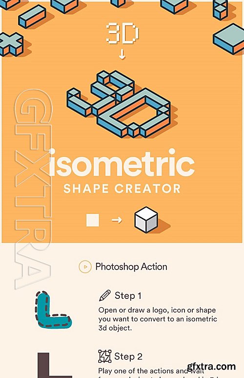 GraphicRiver - 3D Isometric Shape Creator