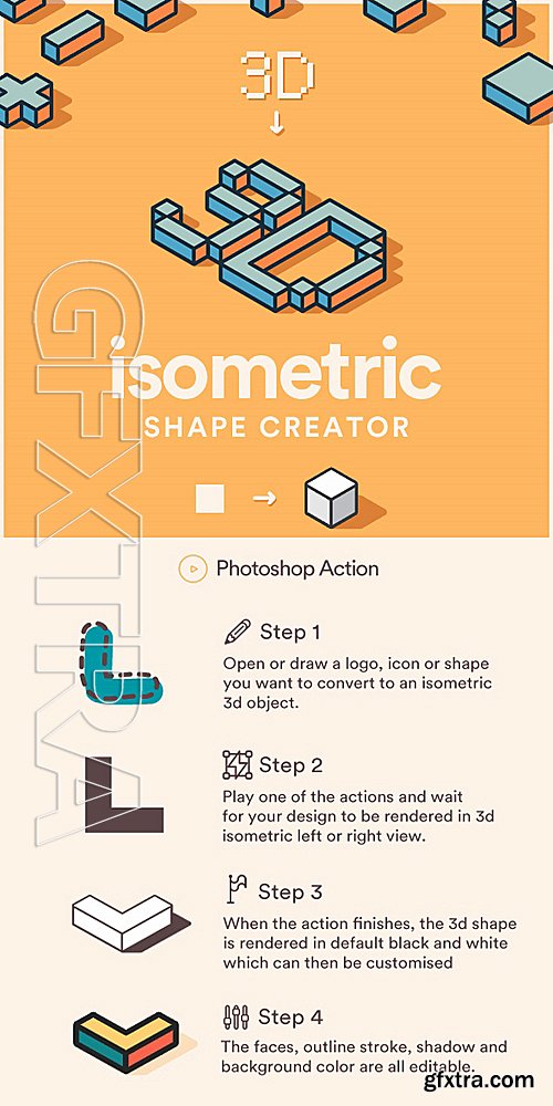 GraphicRiver - 3D Isometric Shape Creator