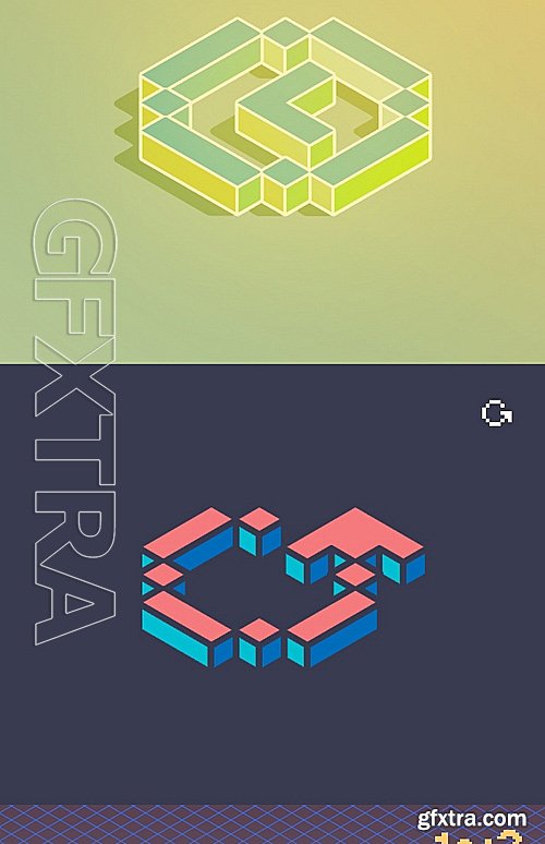 GraphicRiver - 3D Isometric Shape Creator