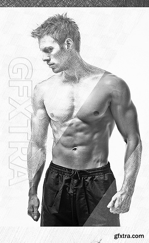 GraphicRiver - Graphite Pencil 2 Photoshop Action