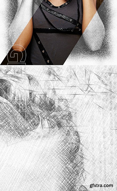 GraphicRiver - Graphite Pencil 2 Photoshop Action