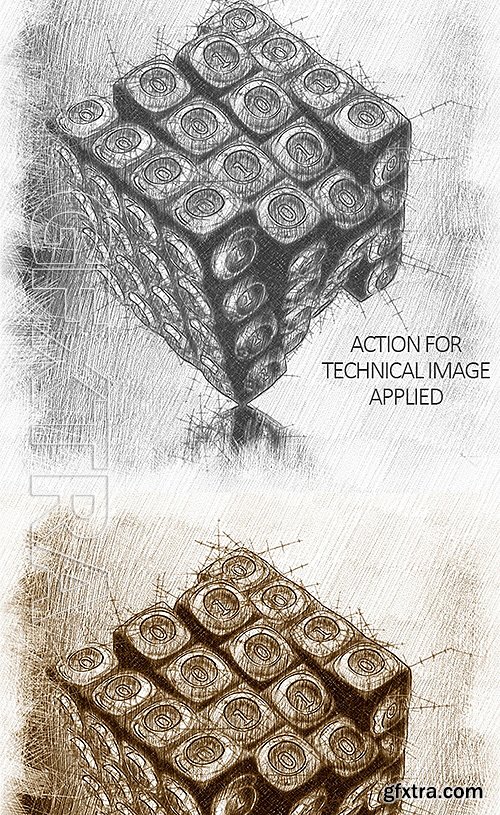 GraphicRiver - Graphite Pencil 2 Photoshop Action