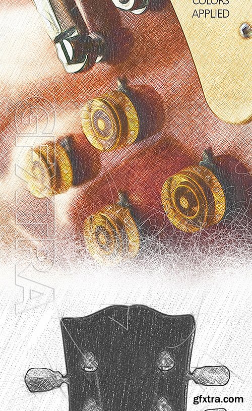 GraphicRiver - Graphite Pencil 2 Photoshop Action