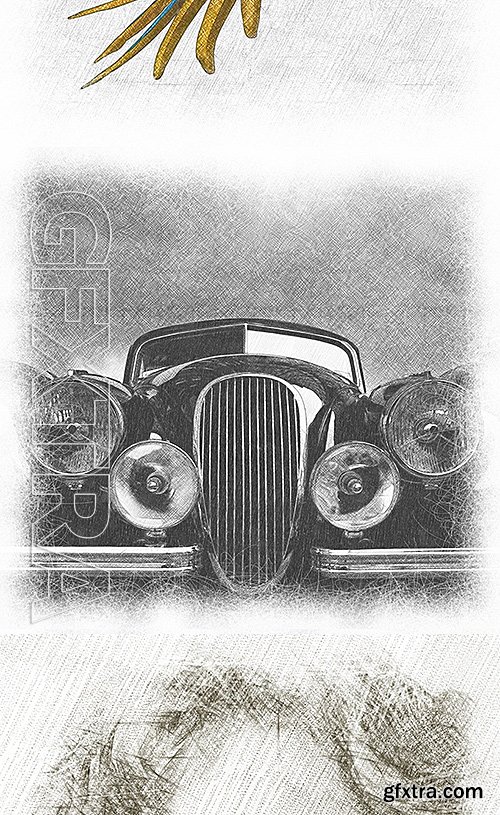 GraphicRiver - Graphite Pencil 2 Photoshop Action