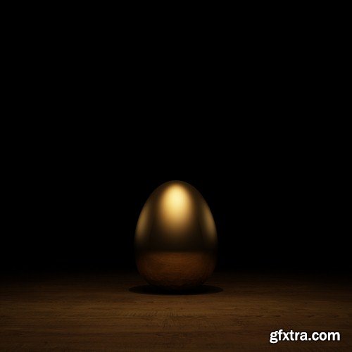 Backgrounds with golden egg