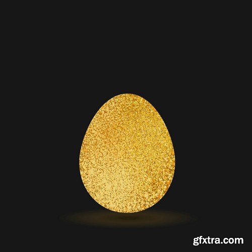 Backgrounds with golden egg