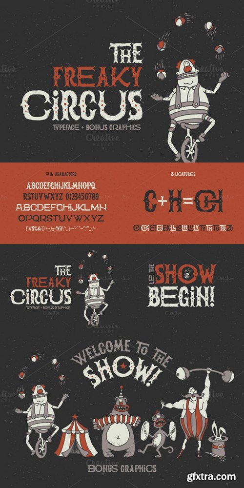 CM - The Freaky Circus font 623302