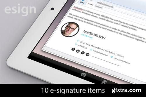 CreativeMarket 10 eMailing Signatures (10items) 607989