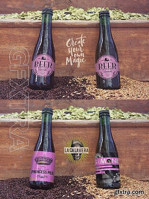 CM - Black & Tan Beer Mockup 614053