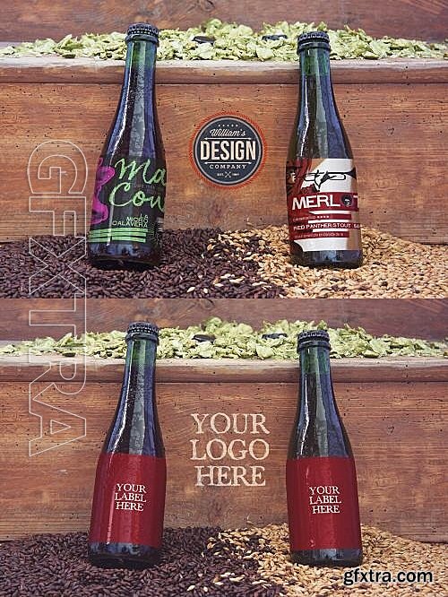 CM - Black & Tan Beer Mockup 614053