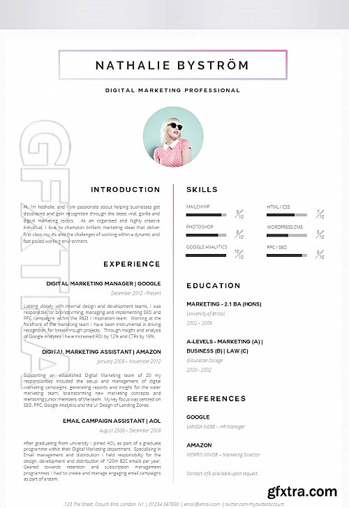 CM - CV Template Compton 614418