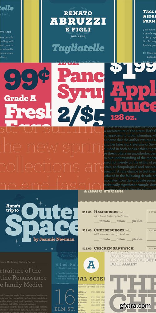 Archer Pro Font Family $350