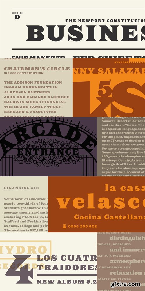 Saracen Font Family $100