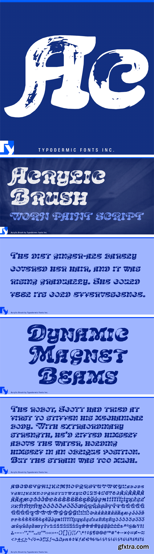 Acrylic Brush Font