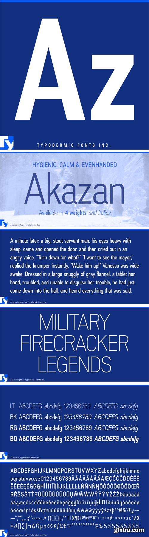 Akazan Font Family