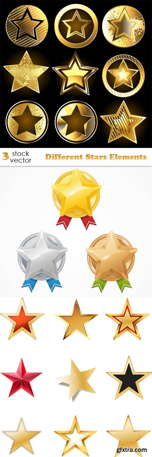 Vectors - Different Stars Elements