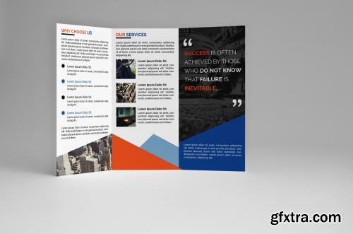 CreativeMarket Corporate Trifold Brochure 628509