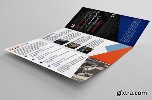 CreativeMarket Corporate Trifold Brochure 628509