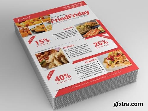 CreativeMarket Food Promotional Flyer 613998