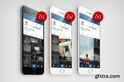 CreativeMarket 8 Creator Templates for InstaBanners 605416