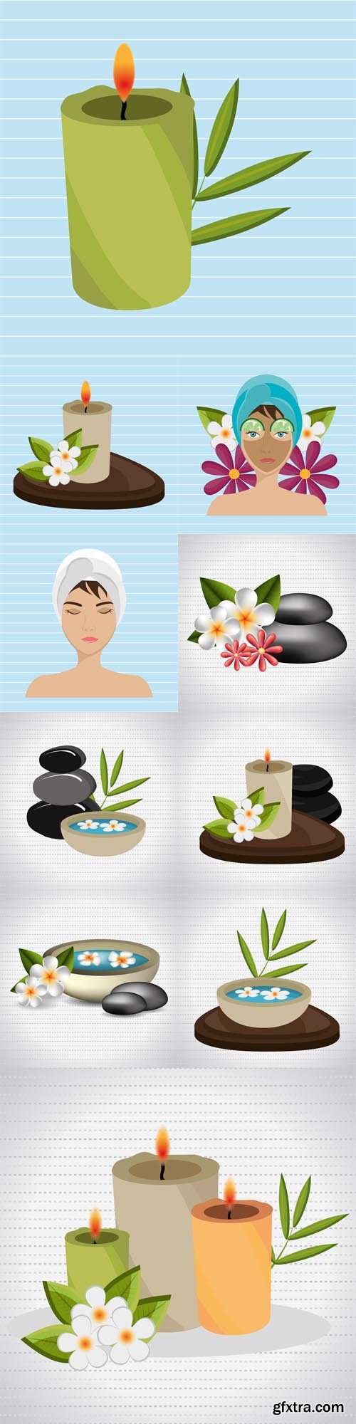 Vector Set - Spa Icon Design