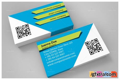 CreativeMarket Stripe Business Card 607076