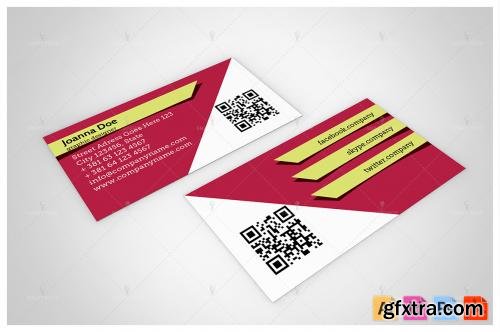 CreativeMarket Stripe Business Card 607076