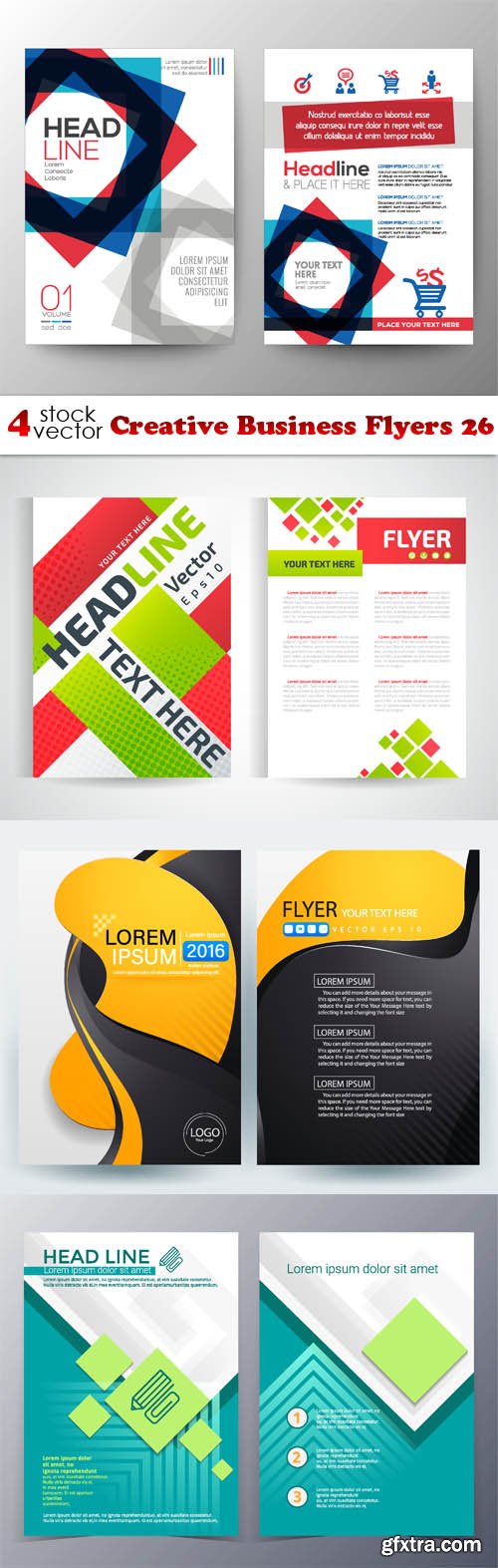 Vectors - Creative Business Flyers 26