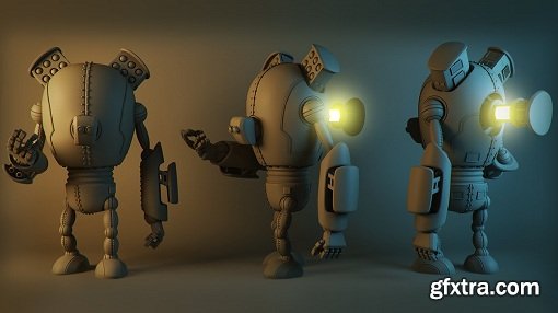 High Poly Robot Modeling for Games in 3ds Max