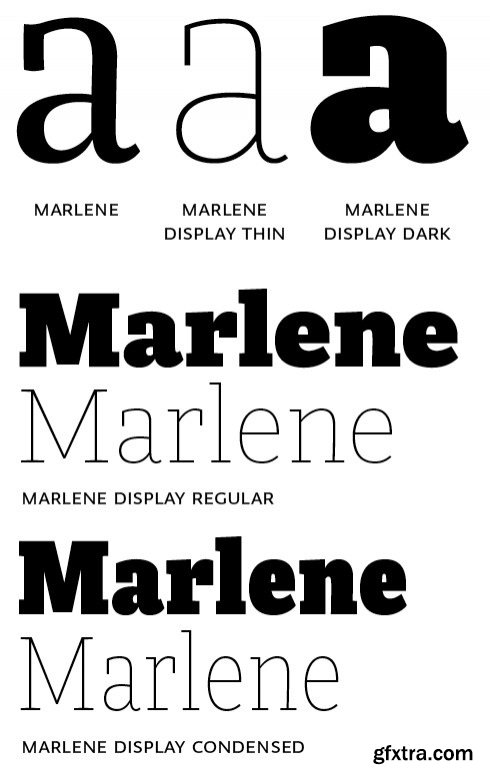 Typonine - Marlene Fonts