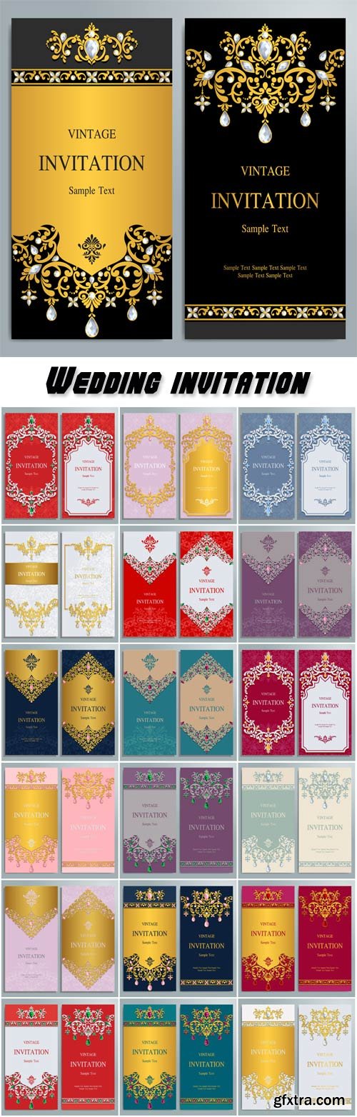 Wedding invitation or card with abstract background, islam, arabic, indian