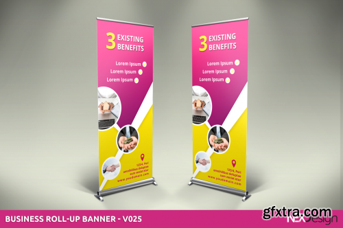 CreativeMarket Business Roll-Up Banner - v025 607955