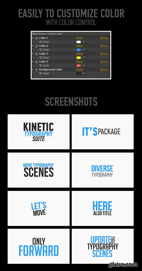 Videohive Kinetic Typography Suite 14844467