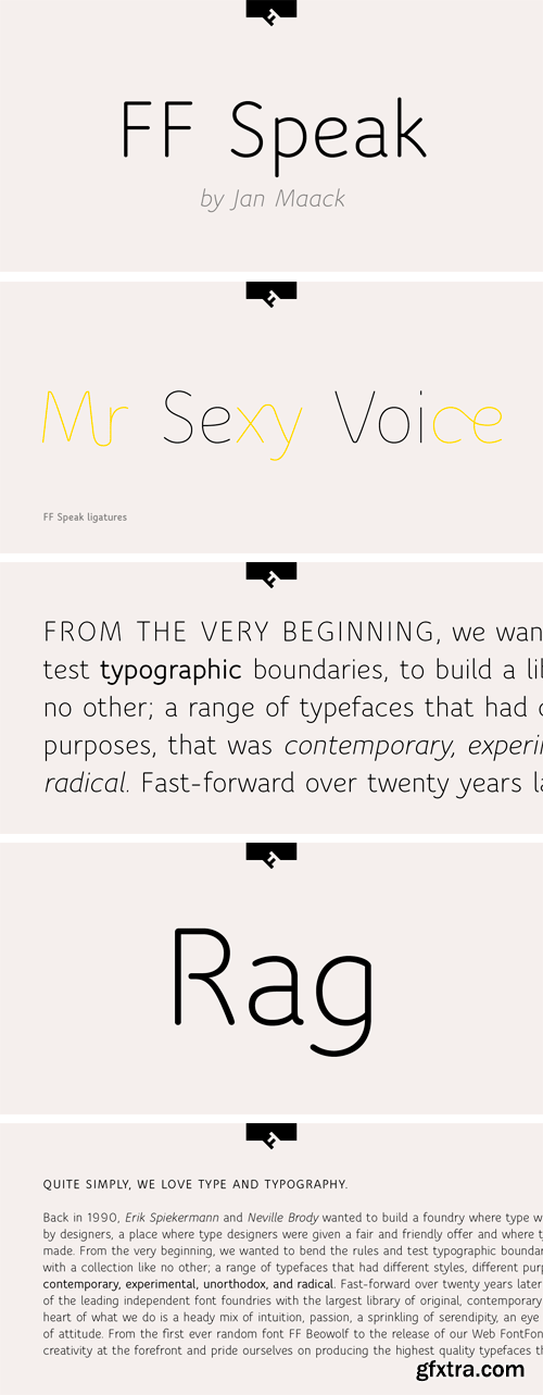 FF Speak Font Family