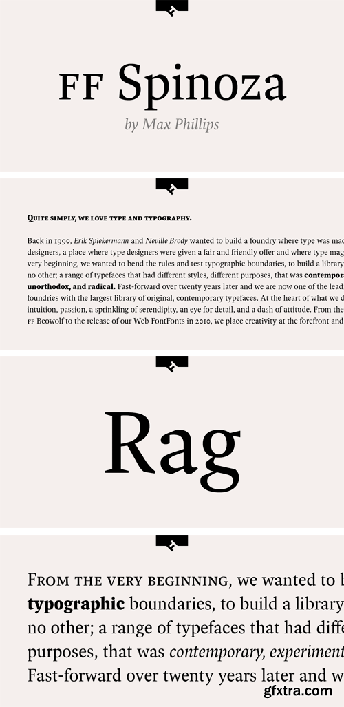 FF Spinoza Pro Font Family