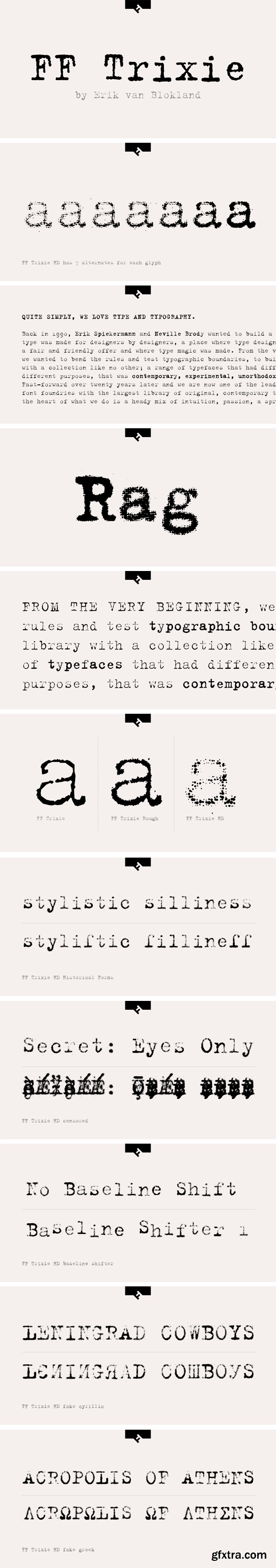 FF Trixie Font Family