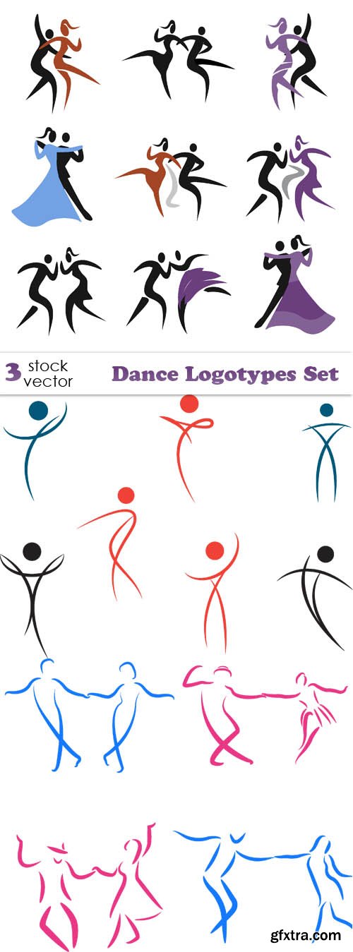 Vectors - Dance Logotypes Set