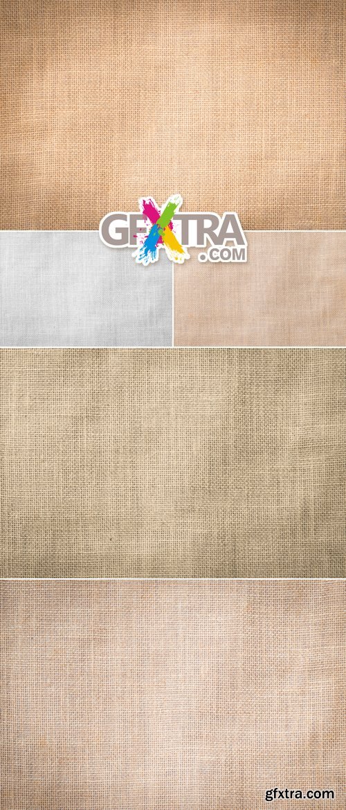 Stock Photo - Burlap, Sacking Textures