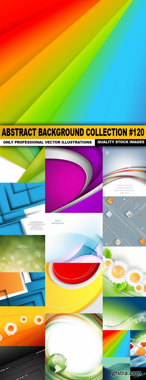 Abstract Background Collection #120 - 20 Vector