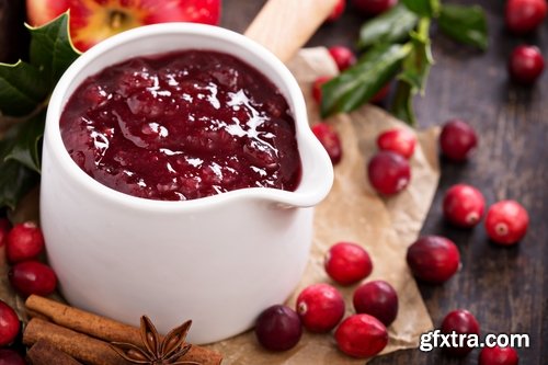 Collection of berry juice cranberry compote jam marmalade 25 HQ Jpeg