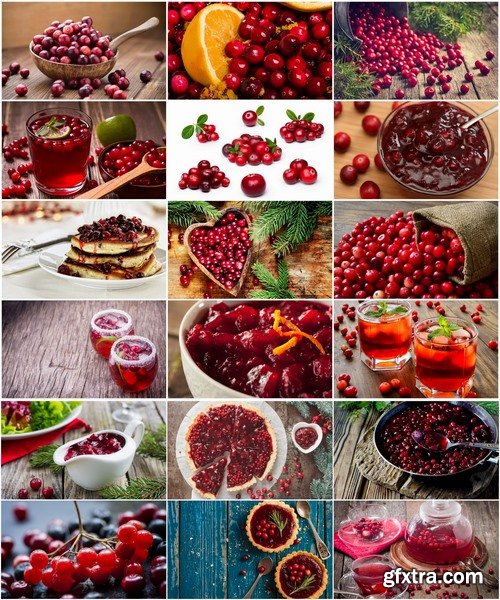 Collection of berry juice cranberry compote jam marmalade 25 HQ Jpeg