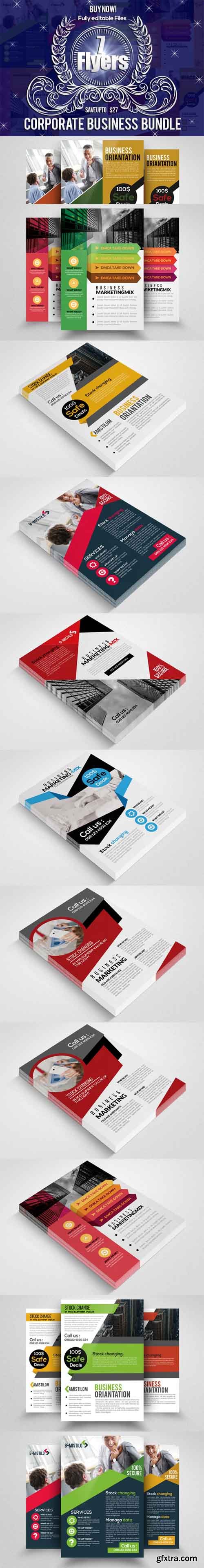 CM - 7 Business Corporate Flyer Bundle 625866